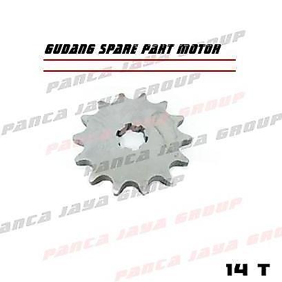 GEAR DEPAN 428 14 15 T 15T 14T SUZUKI RK COOL RKCOOL RK COOL SPESIAL