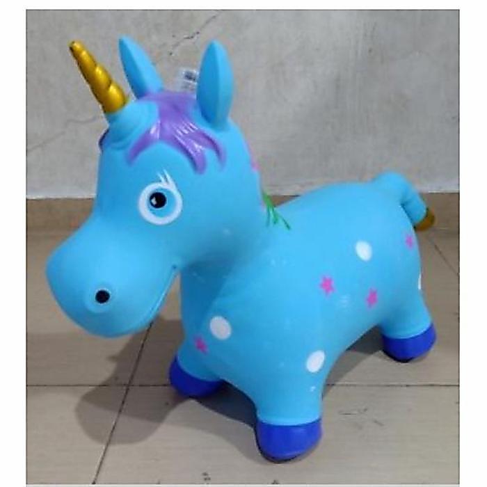 ANIMAL JUMPING UNICORN WITH MUSIC AND LIGHTS KUDA KARET - JUMPING UNICORN