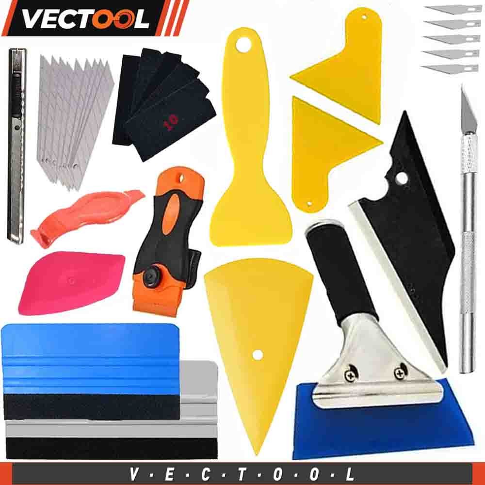 Alat Pembersih Kaca Film Mobil, Pengikis Film, Pengikis Film, Pemotong Pengikis Vinyl, Pembungkus Fi