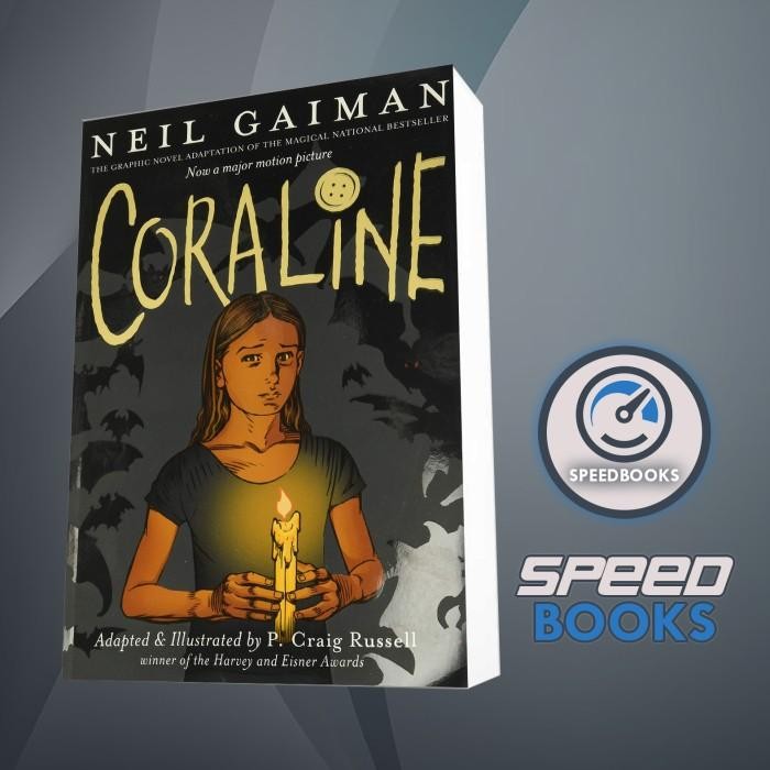 Buku Coraline Graphic Novel Neil Gaiman