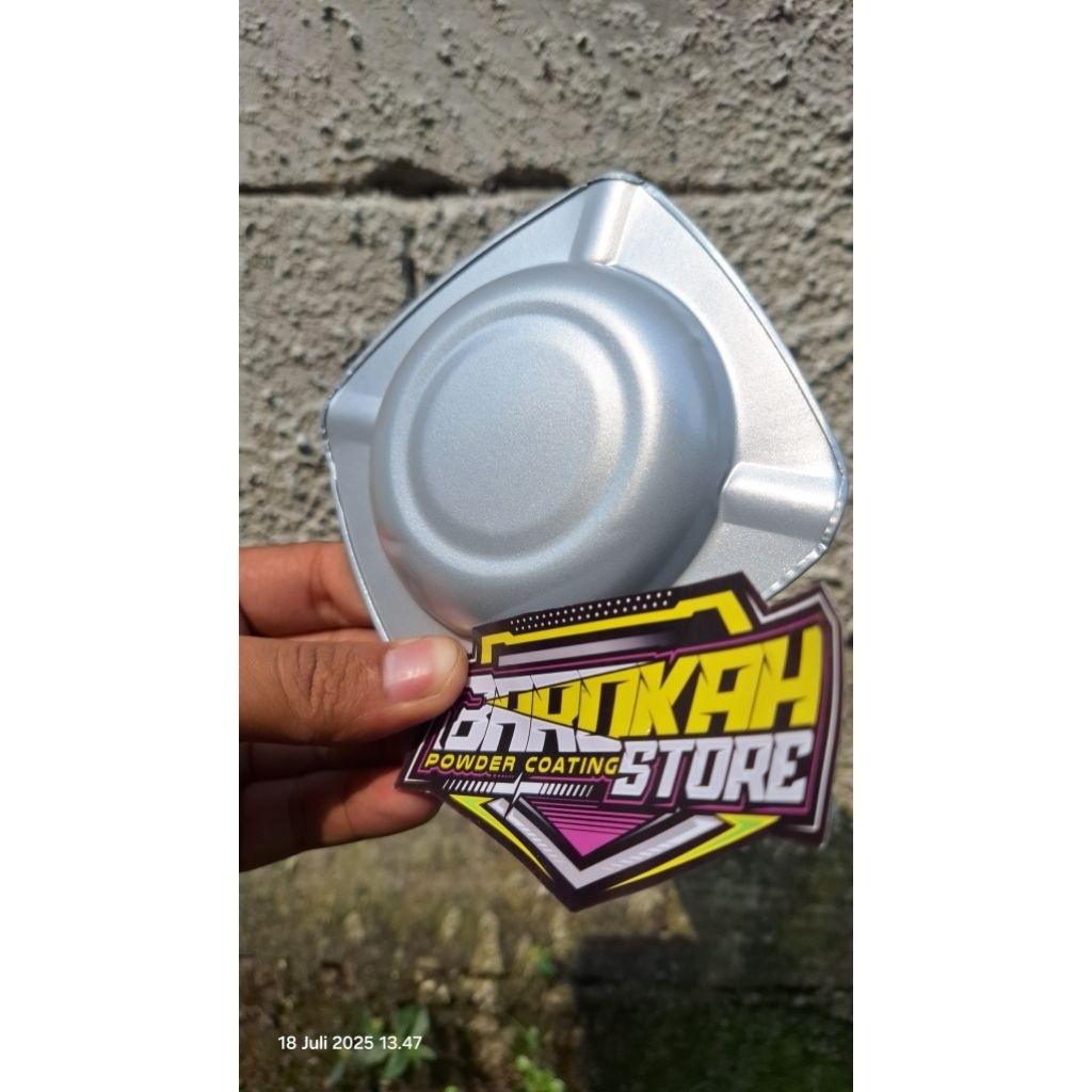 powder coating cat bubuk silver metalik v2