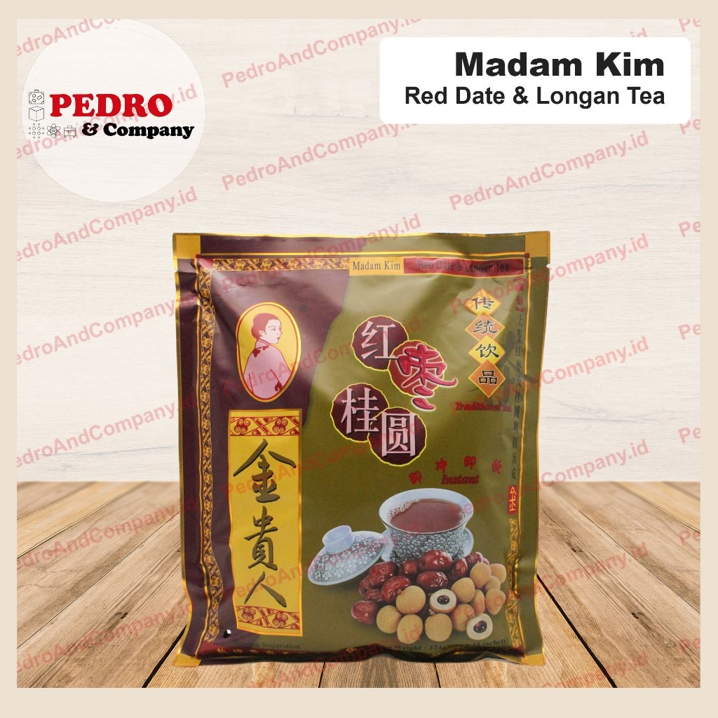 

JAMIN MURAH !!!Madam kim angco teh red date longan tea instant 324 gram 18 sachets(BISA LANGSUNG ORDER)