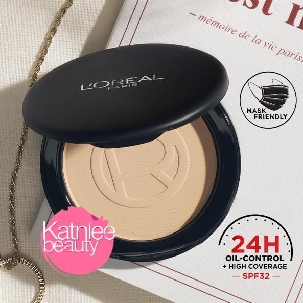TERBARU Loreal Infallible Oil Killer High Coverage Powder SPF 32 PA+++ Bedak Padat - BDAK240NatHon