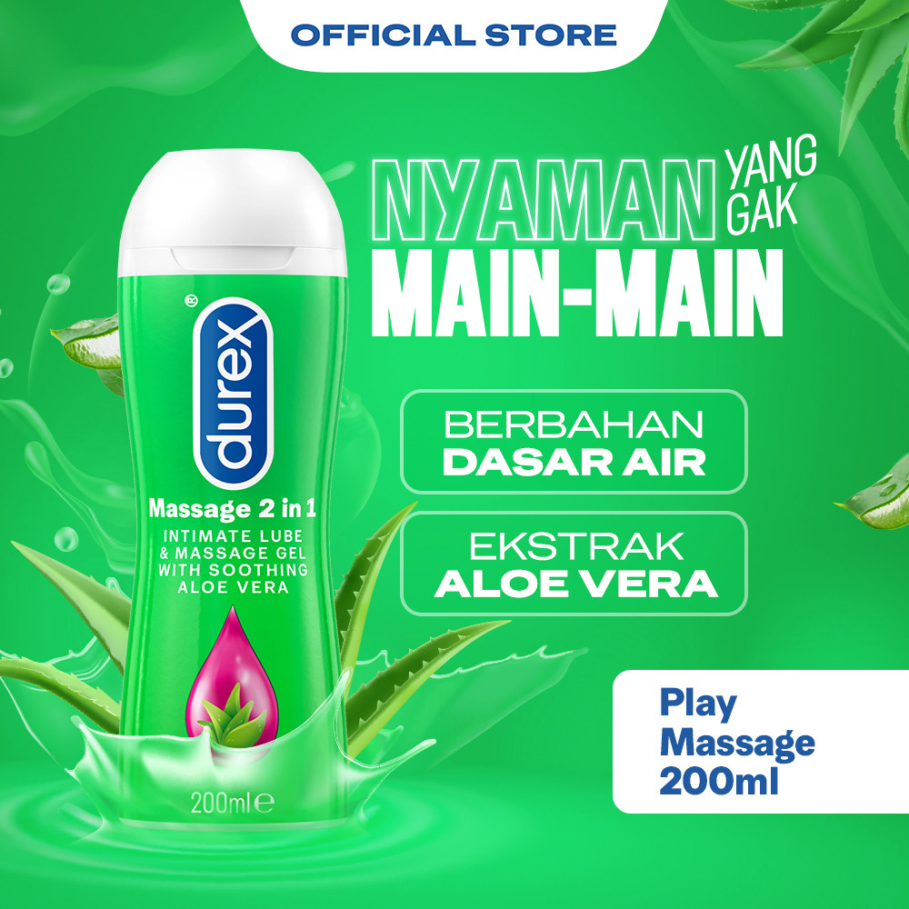 Allingroupsemesta - Durex Play Massage Gel Pelumas Intim Pria Wanita 200ml Water Based