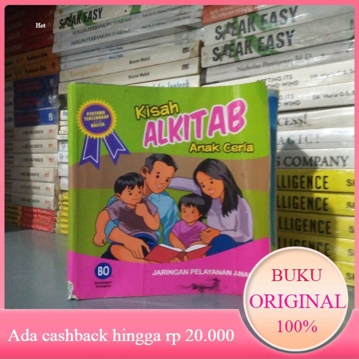 Buku KISAH ALKITAB ANAK CERIA Full Colour Bekas