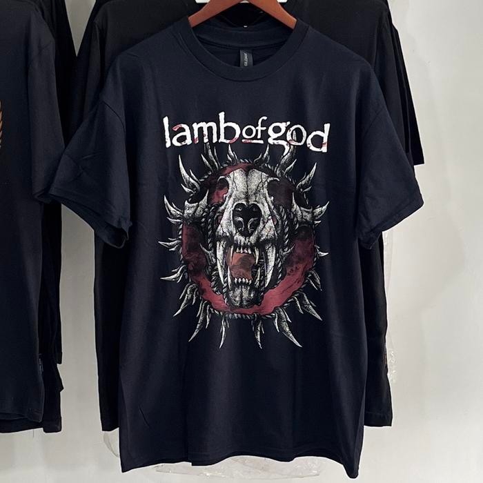 (COD) KAOS BAND LAMB OF GOD - RADIAL (ORIGINAL MERCHANDISE) - L