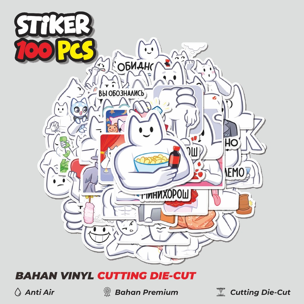 

Terbaru! 50 pcs Stiker Funny Karakter The Murk Dekorasi Lucu Kreatif untuk Notebook, Skateboard, HP