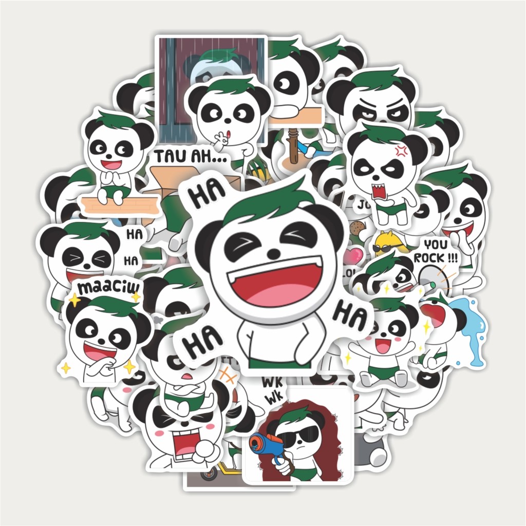 

Sticker Pack Stiker Baby Pandaskee Cute Face | Sticker TUMBLR | Stiker LAPTOP KOPER HELM