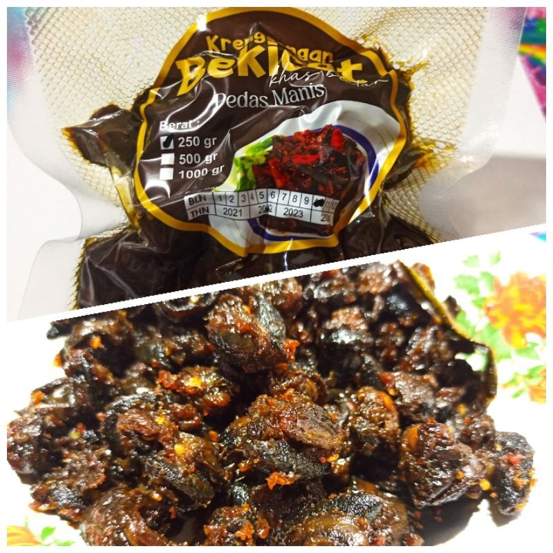 TERLARIS Rica rica bekicot / krengsengan bekicot 500gram