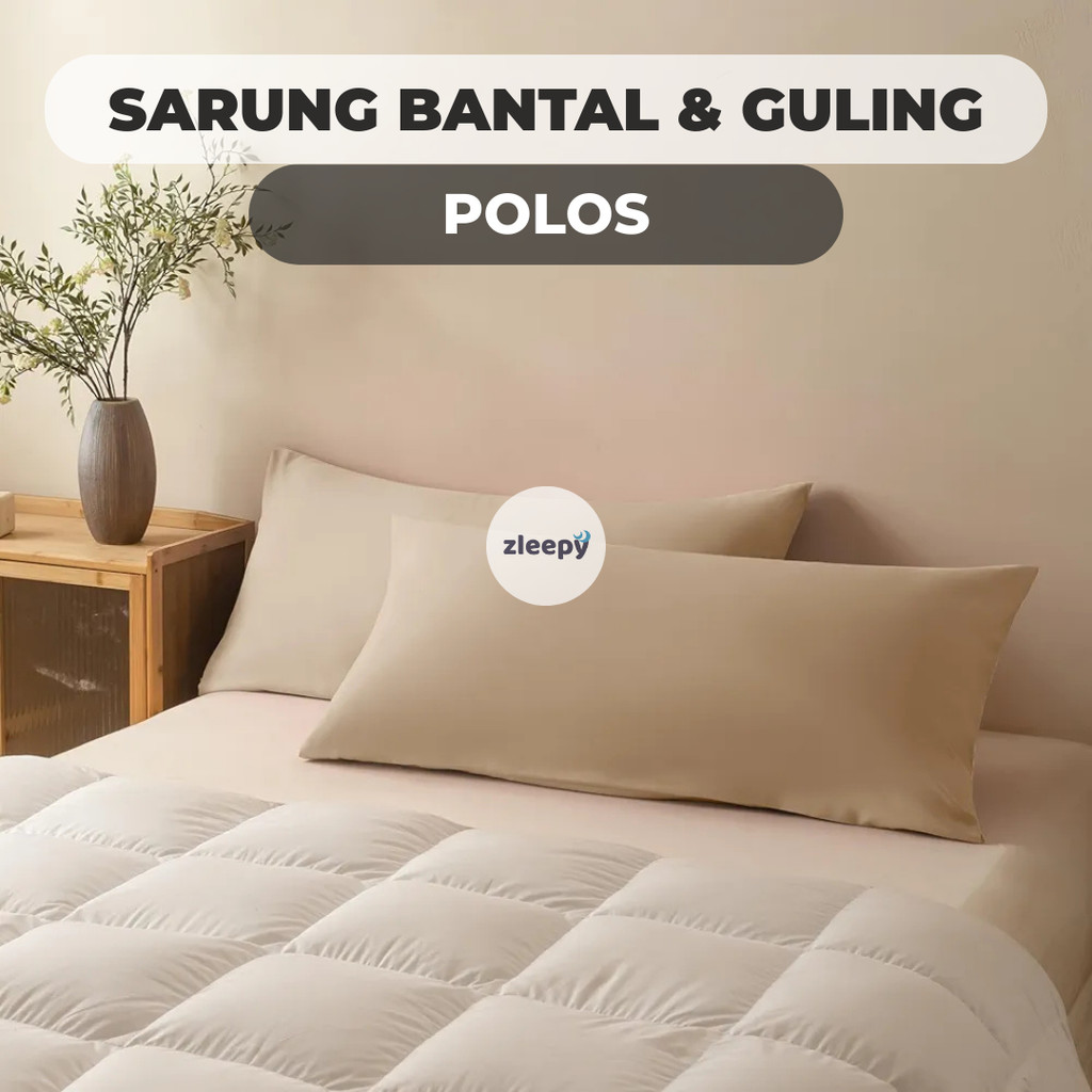Sarung Bantal Polos - Sarung Bantal Polos 45x65 cm - Sarung Bantal Guling Polos 45x65 cm