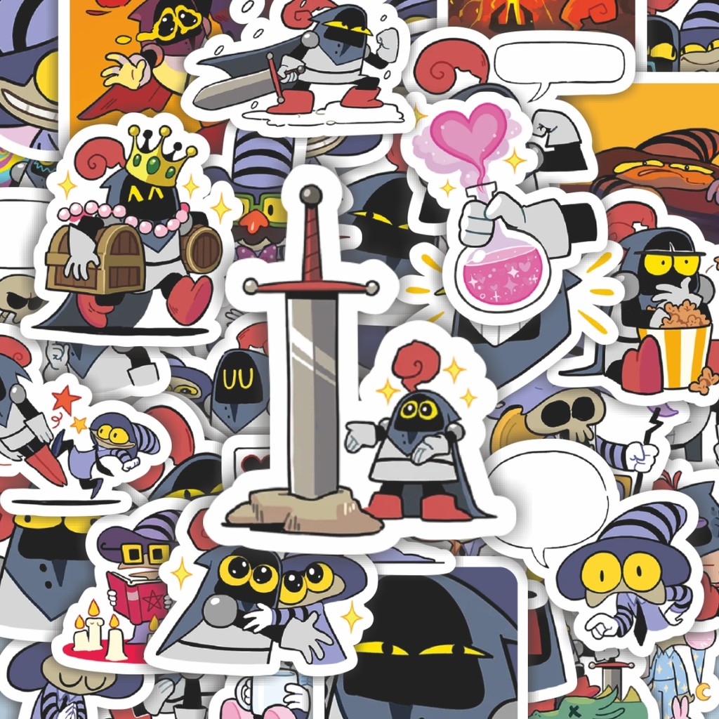 

100PCS Lucu Stiker Kartun Howard And Skinny Stiker Aesthetic Stiker Anti Air Stikers Berperekat Waterproof sticker decal buat Motor Helm Buku Journal Koper Casing HP Laptop Botol Minum Hadiah anak