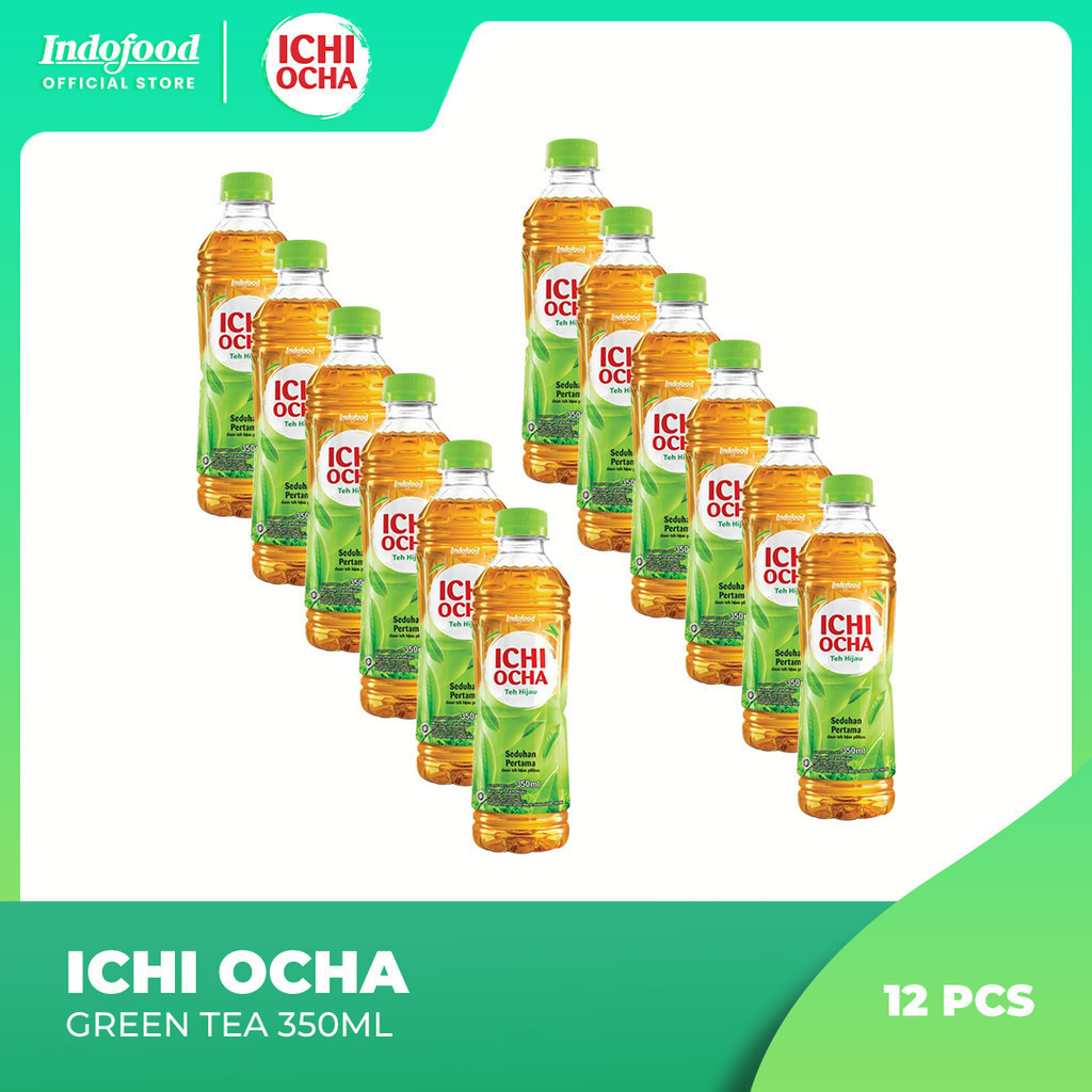 

12 PCS - ICHI OCHA Green Tea 350 mL