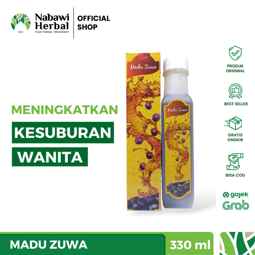 

MADU ZUWA - Madu Penyubur Kandungan Wanita Ekstrak Buah Anggur 330ml