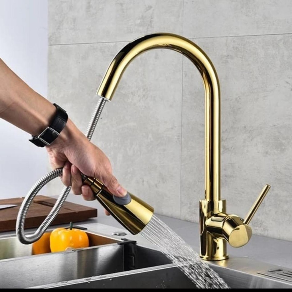 kran tarik gold / kran angsa gold / kran pantry gold