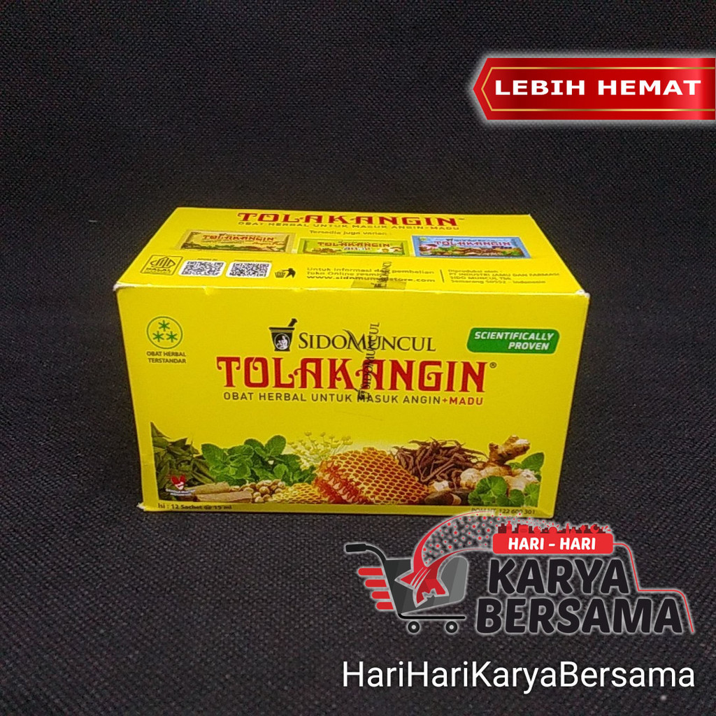 

MINUMAN JAMU SIDO MUNCUL TOLAK ANGIN HERBAL PER BOX 12'S X 15ML