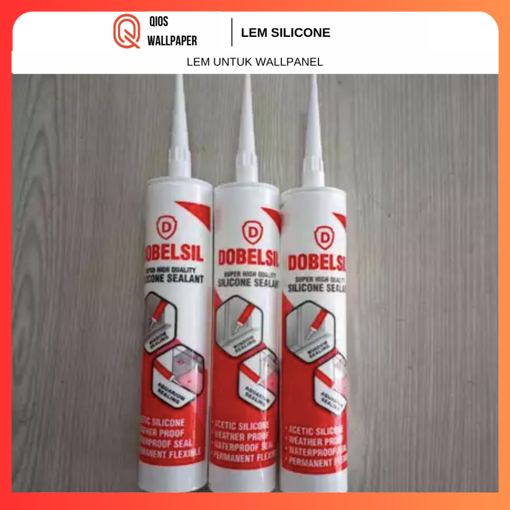 

Lem Silikon / Lem Sealant Silicone / Lem Kaca Dobelsil
