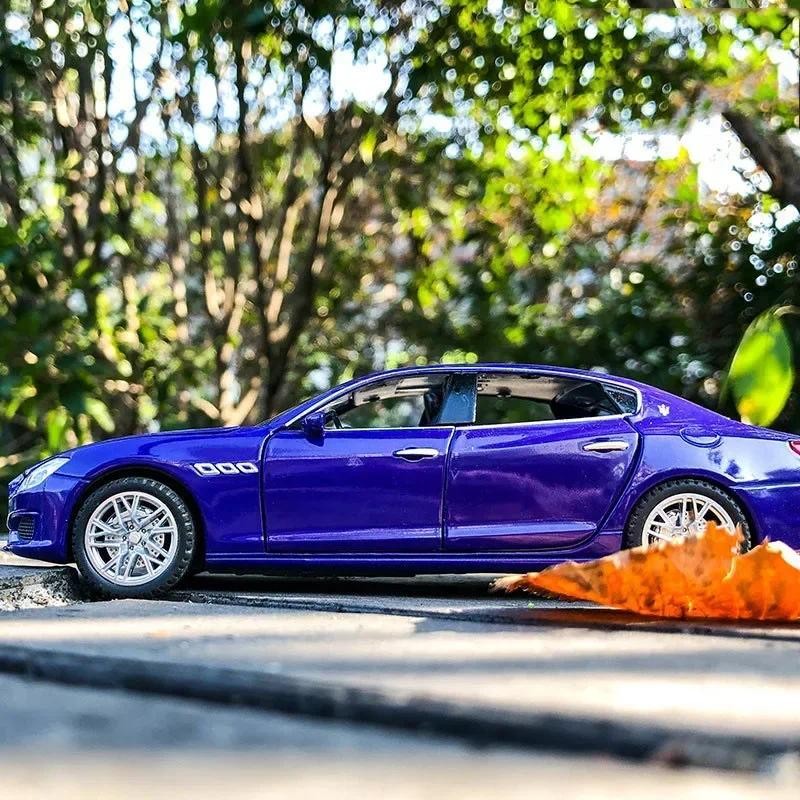1:32 Maserati Ghibli Simulation Coupe Toy Vehicles Model Alloy Pull Back Children Genuine License Co