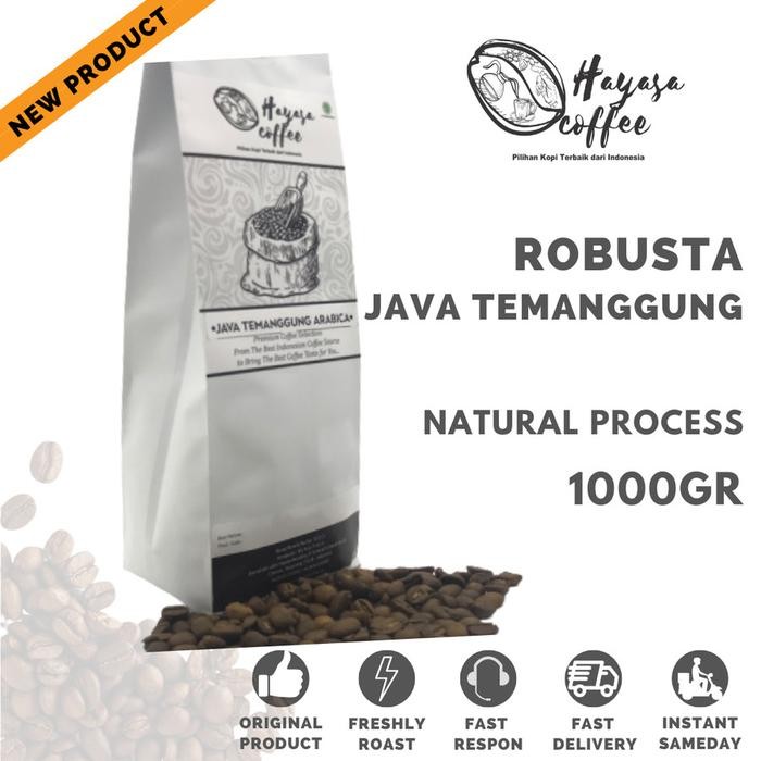 

PROMO Kopi Hayasa Temanggung Robusta - 1 Kg - Beans