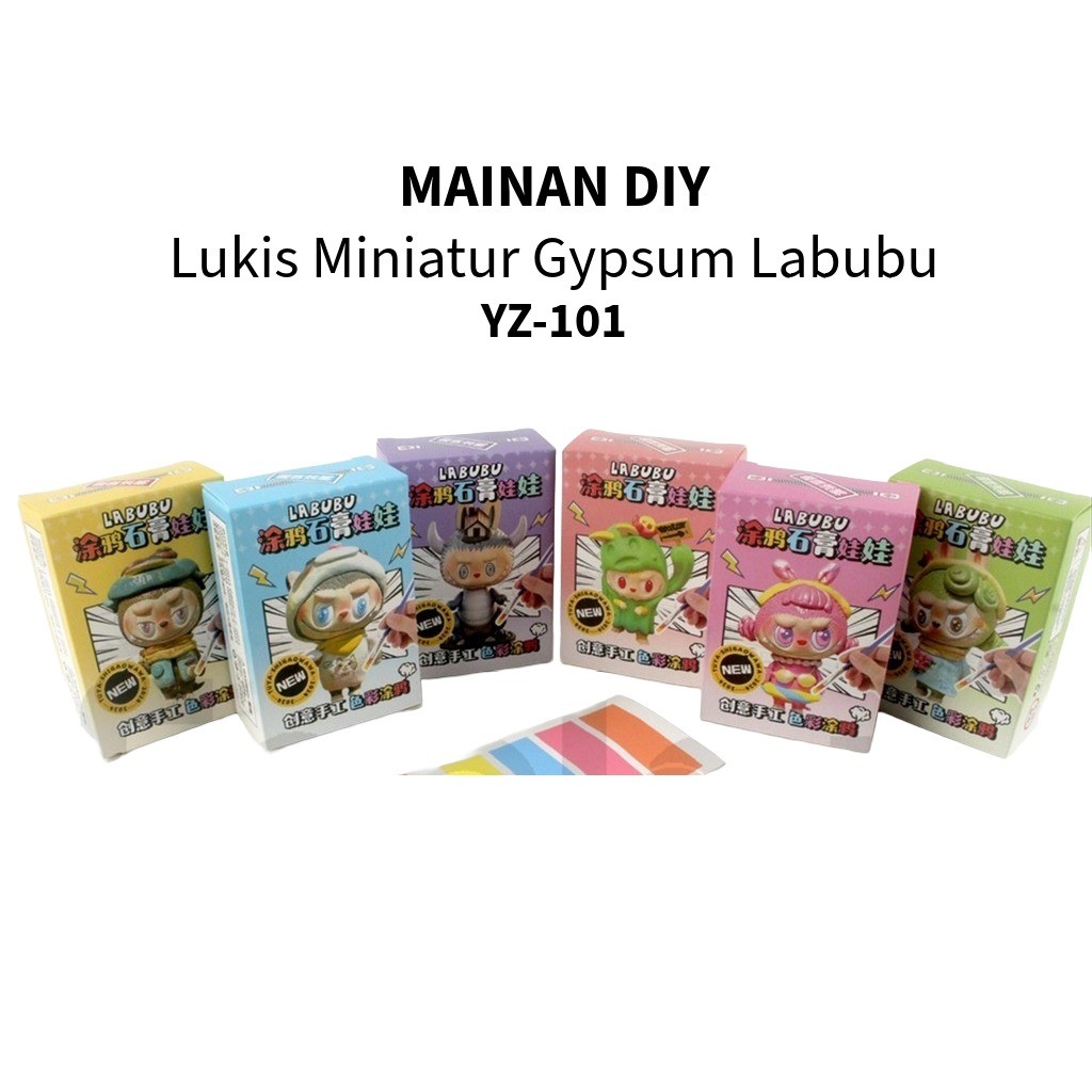 

❤️️Mainan Lukis Gypsum Boneka / DIY Mewarnai Patung Boneka Gypsum❤️️