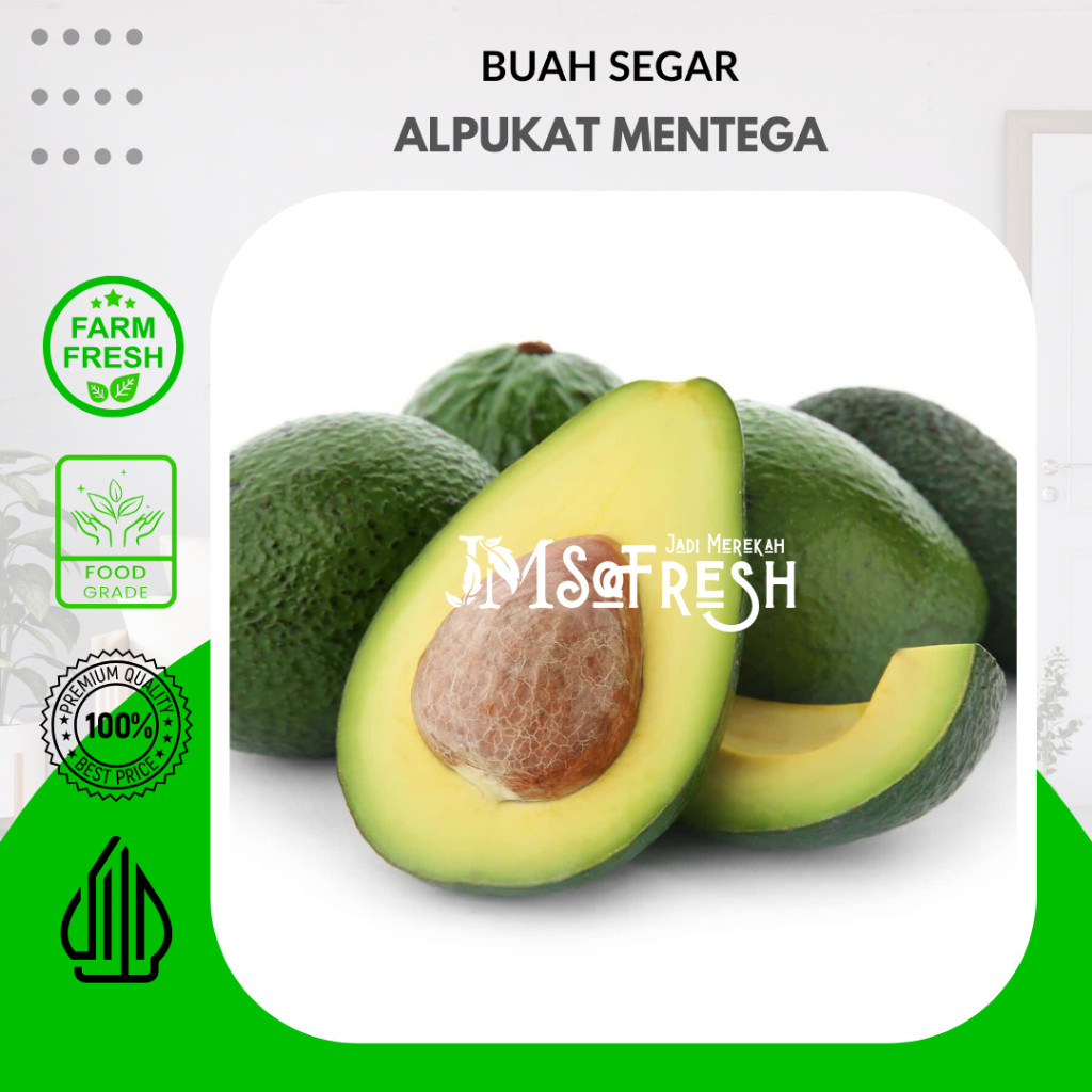 

^ [JM_SoFresh] Buah Alpukat Mentega Segar dan Fresh Konvensional ^