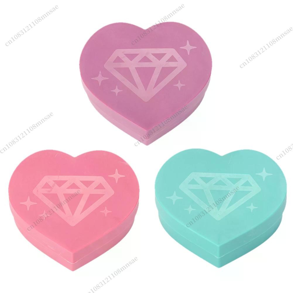 

Plastic Bead Sorting Trays Stackable Y Rhinestone Drawing Tray Art Accessories Heart Shape Large Capacity for amond Painting