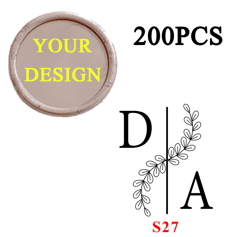 

200Pcs Custom Wedding Wax Seal Stickers Custom Wax Seals Self Adhesive Wax Seals Personalized Wax Seals Personalized Logo Seals