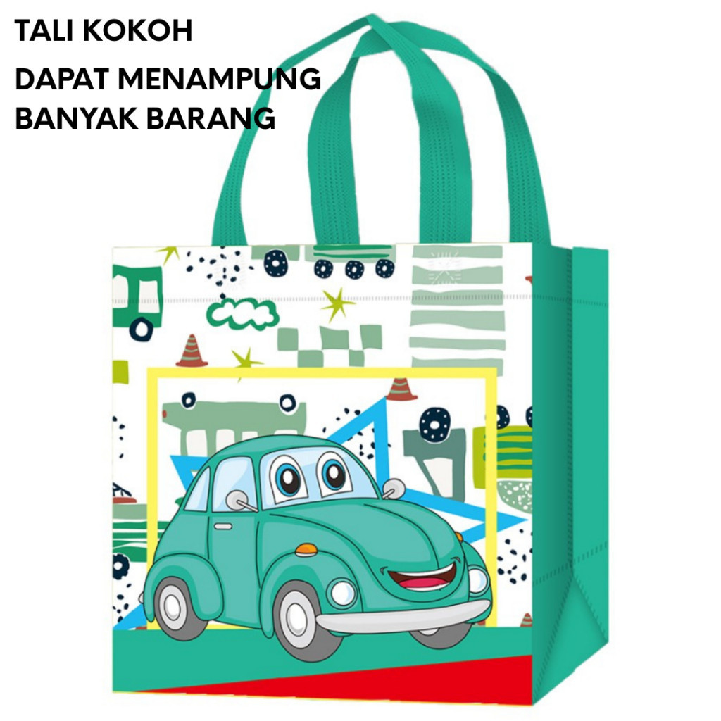 

Tas Ulang Tahun Anak"/tas bekal Tebal/Souvenir/Tas Hadiah Ultah/Goodiebag Motif Kartun/Tas termurah