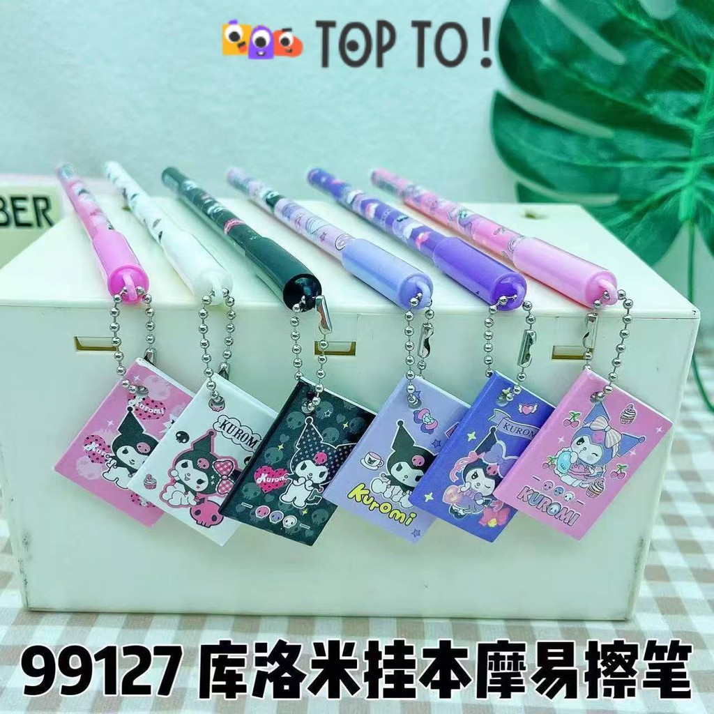 

(12pcs) Bolpen Gel Fancy +Gantungan Notes / Pulpen Tinta 1 Box / Pen Jel Motif Karakter Sanrio Labubu Lucu / Balpen / Ballpoint