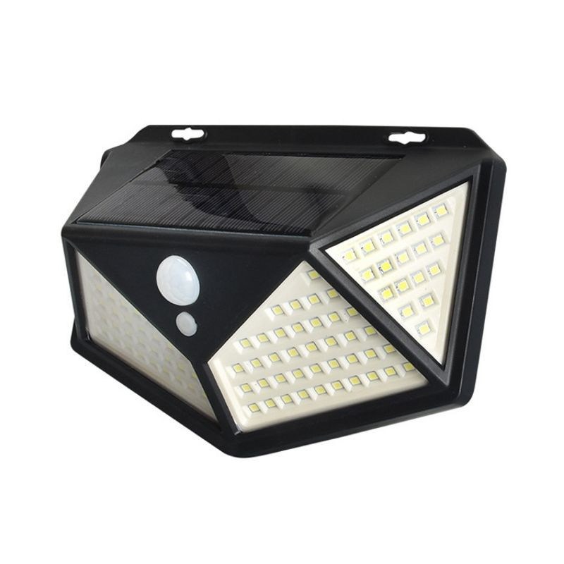 Lampu Solar Cell 100Led / Lampu Dinding 100Led /Lampu Taman Outdoor / Lampu Solarcell Tenaga Surya /