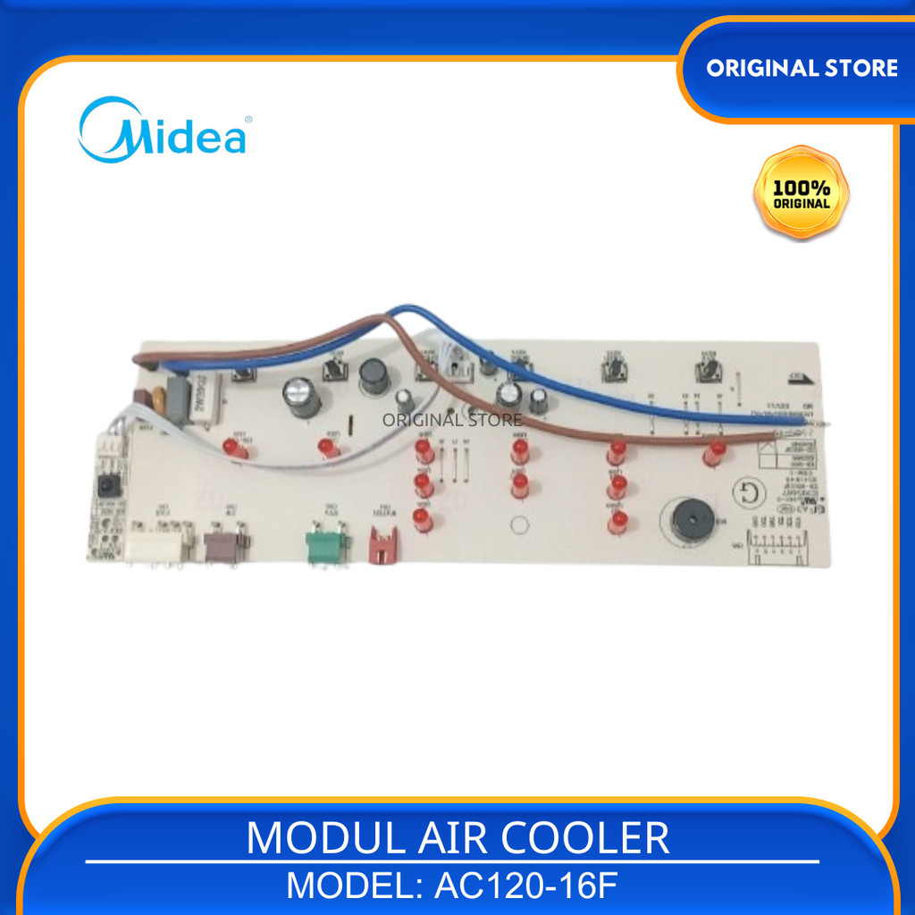 Pcb Tombol Display Air Coller MIDEA AC120-16AR  AC120-16F
