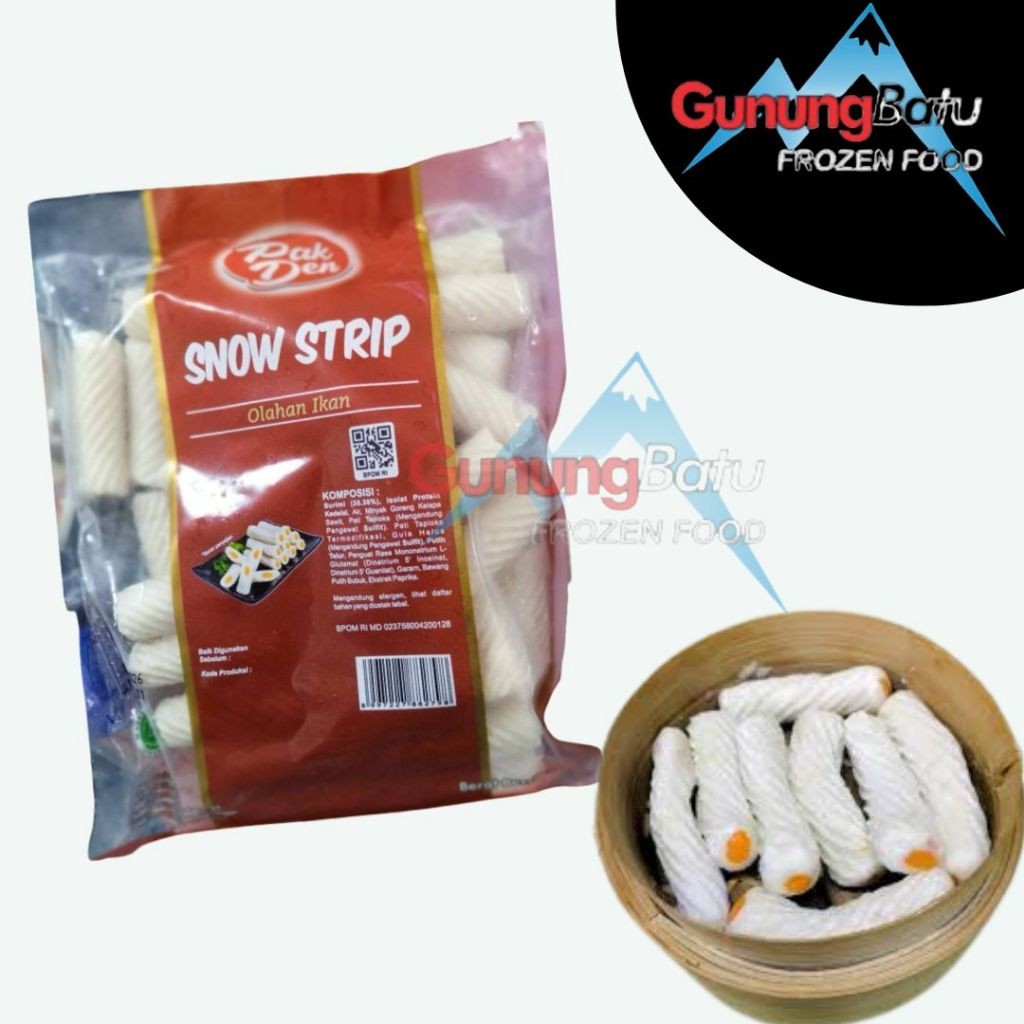 

PAK DEN SNOW STRIP / SOSIS SALJU 500GR