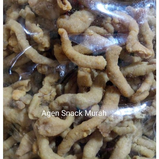 

KERIPIK USUS AYAM 500GR (1/2KG) - USUS TEPUNG -CEMILAN LAUK