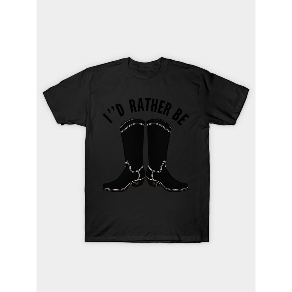 Kaos Wanita Sepatu Bot Line Dance [Desain Keren] Gaya Streetwear, Kaos Pria Wanita Katun Nyaman