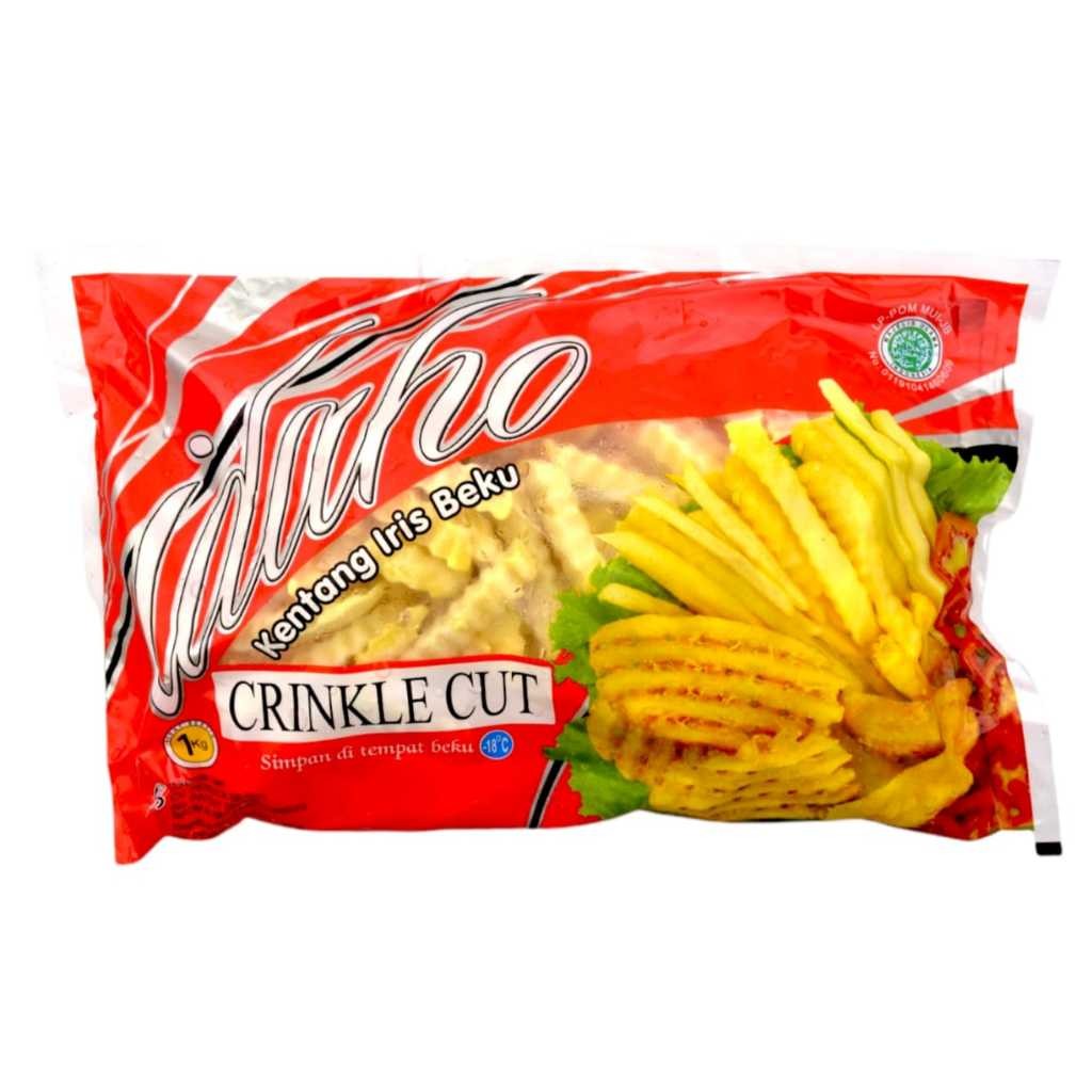 IDAHO KENTANG GORENG CRINKLE CUT 1KG/ MC CAIN KENTANG GORENG BELGIA CRINKLE CUT 1KG