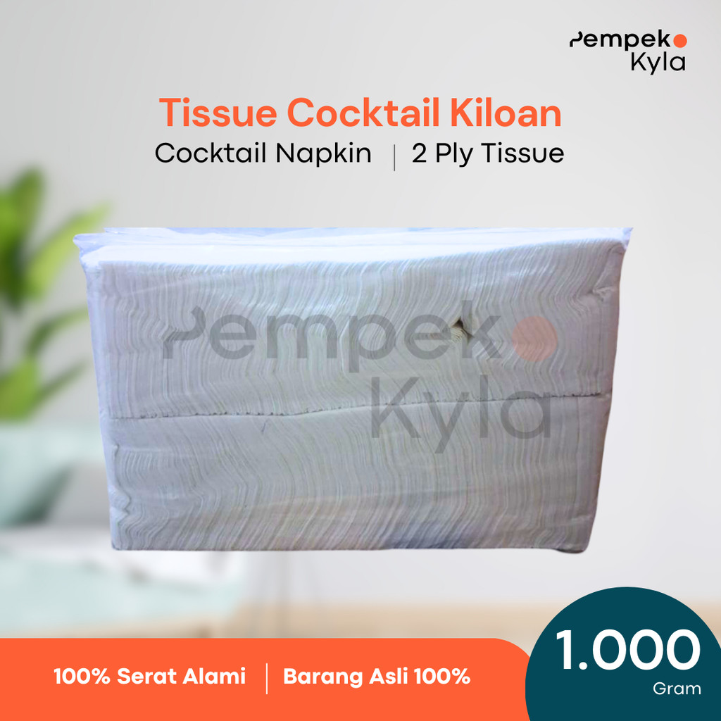 Tissue Cocktail Napkin Kiloan 1 kg