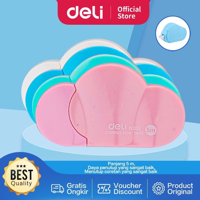 

Deli Koreksi Pita 5m daya penutup yang sangat baik EH20501