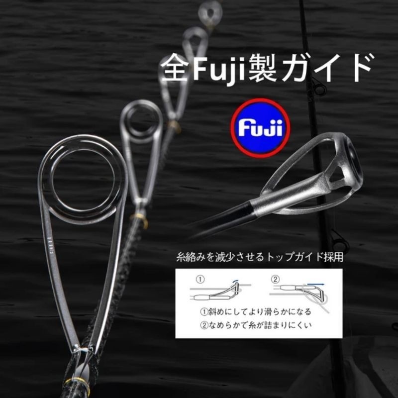joran jigging goture pollux ring fuji