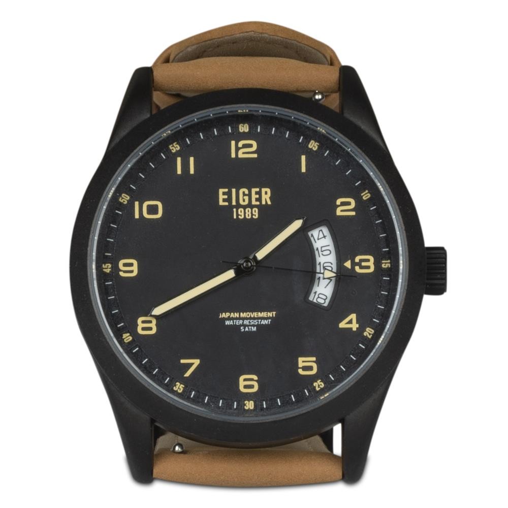 EIGER VERDON-LAW WATCH BLACK