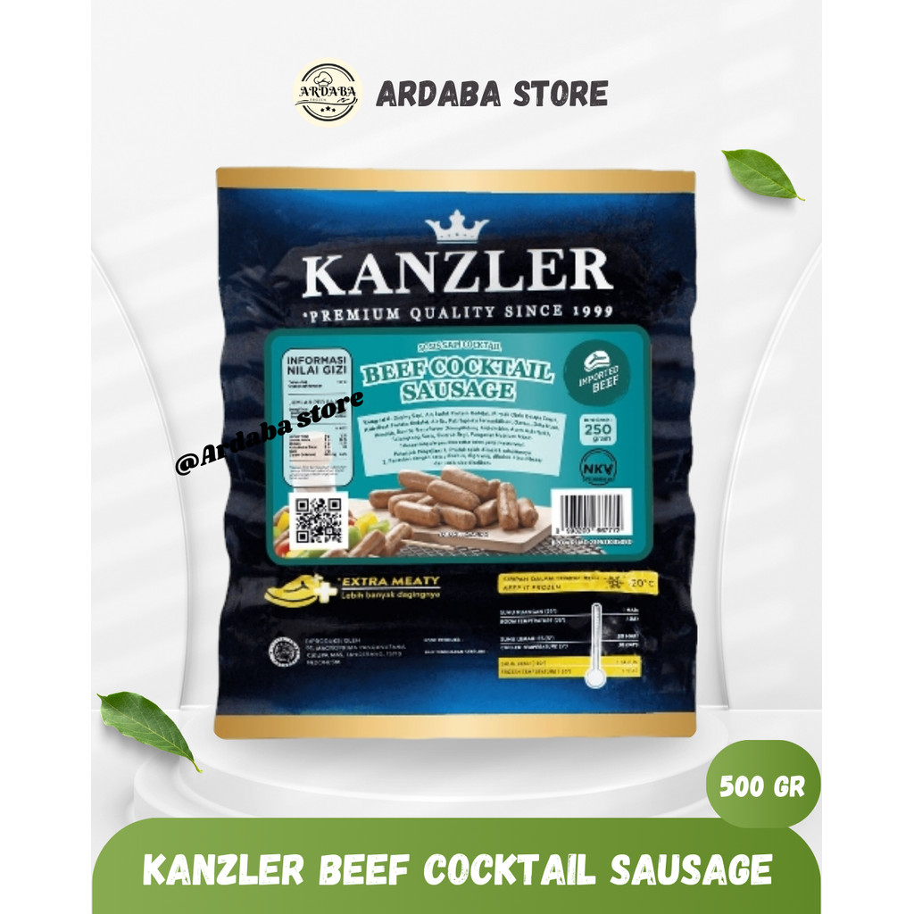 

Kanzler Sosis Beef Cocktail 500 Gram - ARDABA STORE
