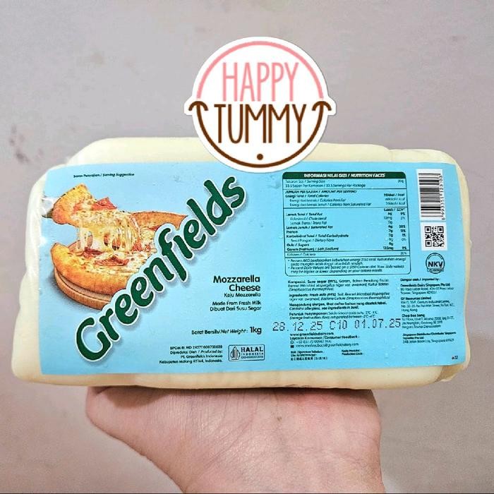 Greenfields mozarella mozzarella moza keju 1kg mozzarela