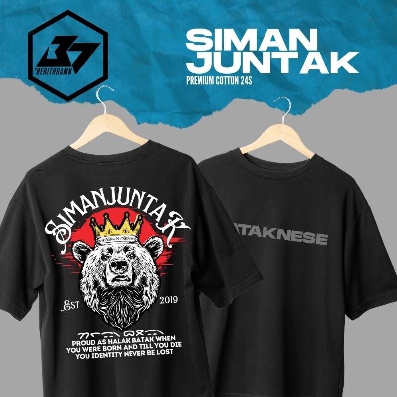 Kaos Batak Marga SIMANJUNTAK Tshirt Premium Cotton 30s