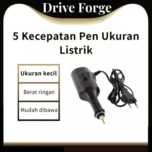 PROMO【Drive Forge】5 Speed Electric Engraving Pen Mini Mesin Ukir Grafir Listrik Tangan Alat Grafir U