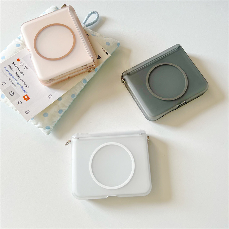 Ultra tipis kulit scrub untuk Huawei Purax ponsel case lipat kecil untuk Samsung zflip7 All Inclusiv