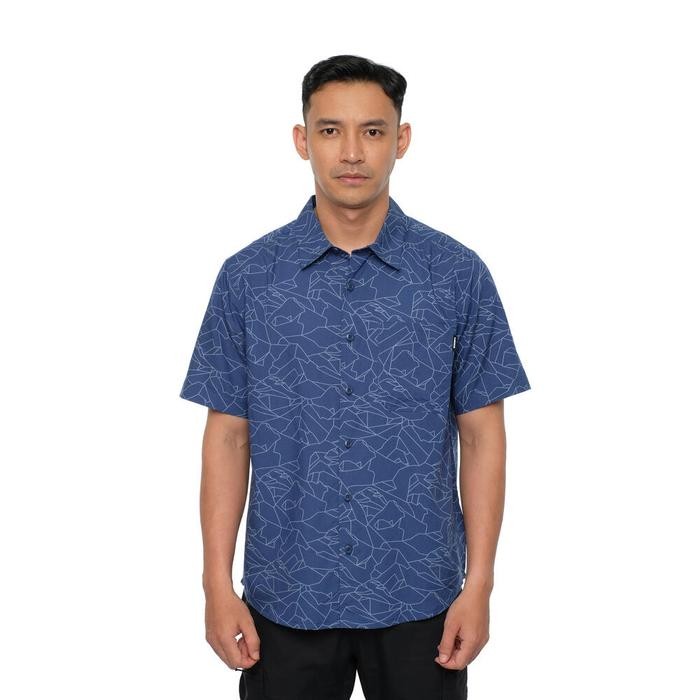 ORIGINAL EIGER GLACIER SS SHIRTS KEMEJA - Navy, L