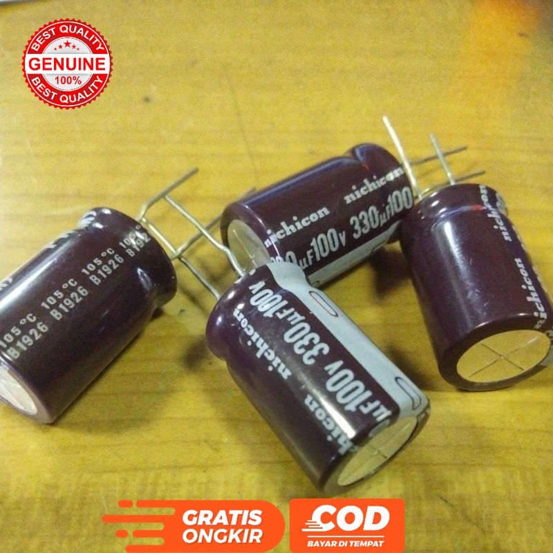 ELCO ELKO 330UF 100V 330 UF 100 VOLT NICHICON