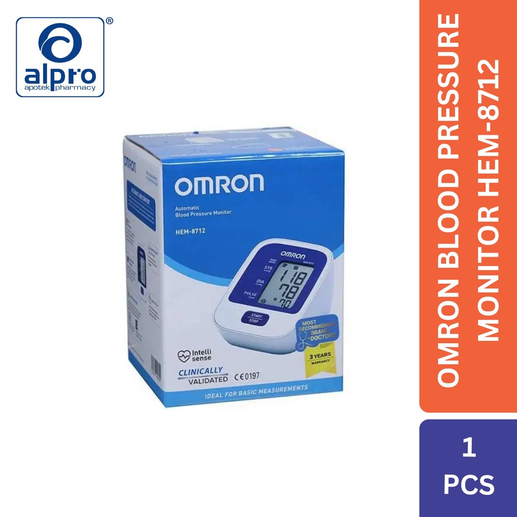 OMRON BLOOD PRESSURE MONITOR HEM-8712