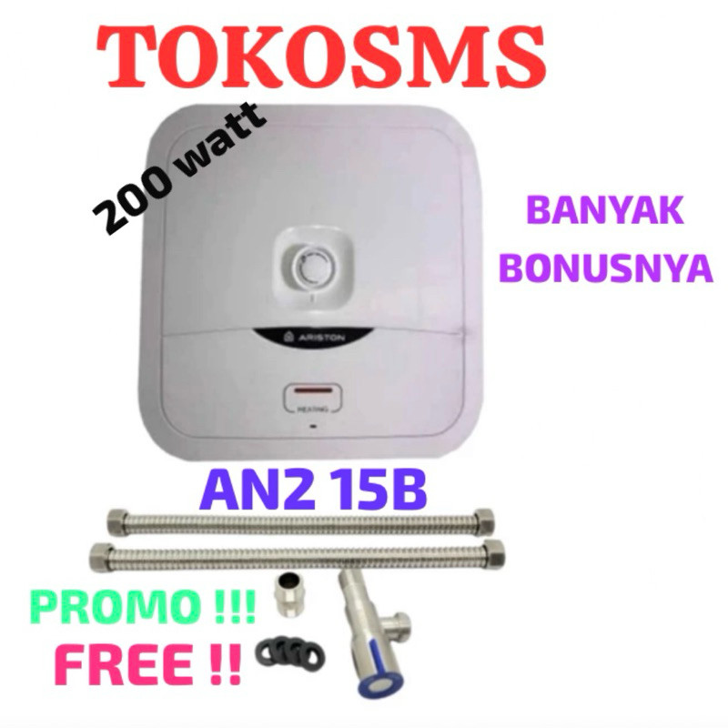 TERLARISwater heater ariston an215b 200 watt 15 liter an2 15b ( pengganti tipe an15r ) an 2 15 b and