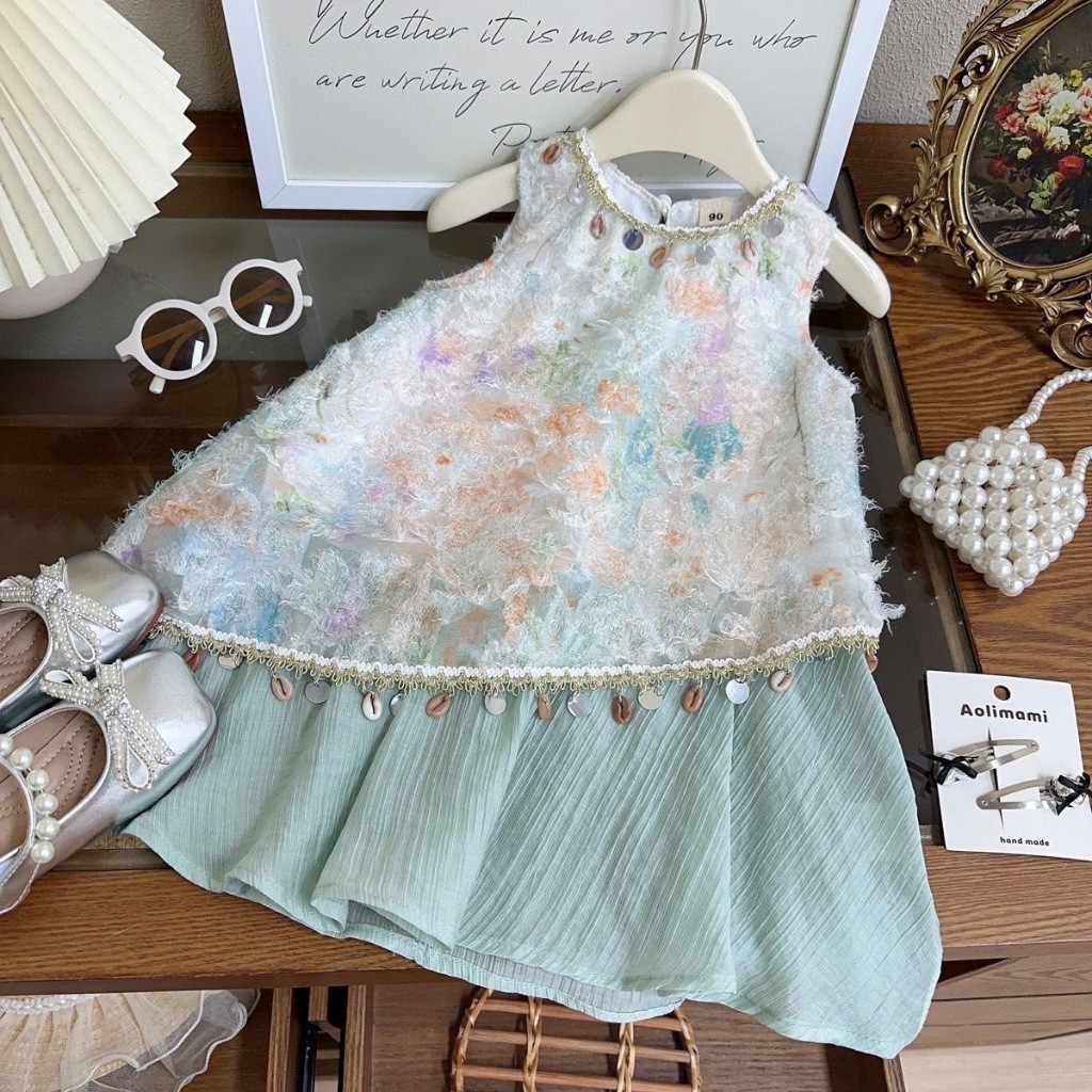 RYUTA dress pantai import anak perempuan 1-7 tahun / dress pantai bali anak