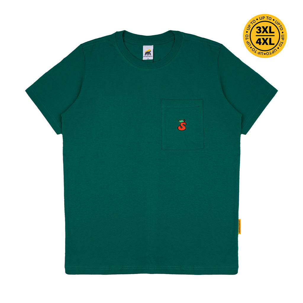 House of Smith Kaos Pria Lengan Pendek - Tomatoes Pocket Tshirt Green - T Shirt