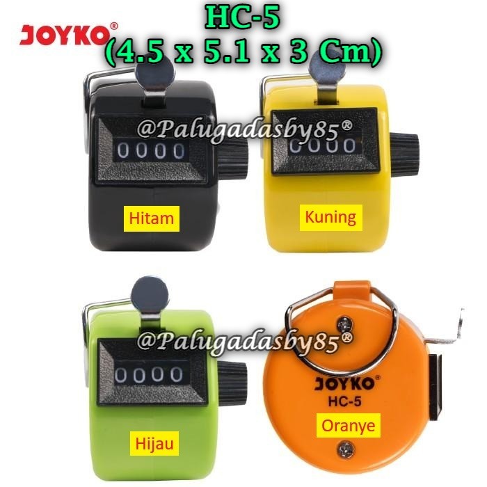 

(1 Biji) GABUNGAN Alat Hitung JOYKO HC-5 HC-4D / Hand Counter Alat Hitung Joyko HC-5 (1 Biji)